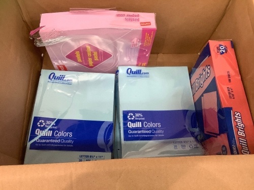 Box of (4) Reams Multipurpose Colored Paper, E-Comm Return, Retail 93.96 - Lot 371