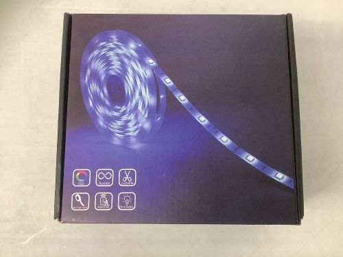 RGB LED Strip Lights, Untested, Appears New - Lot 487
