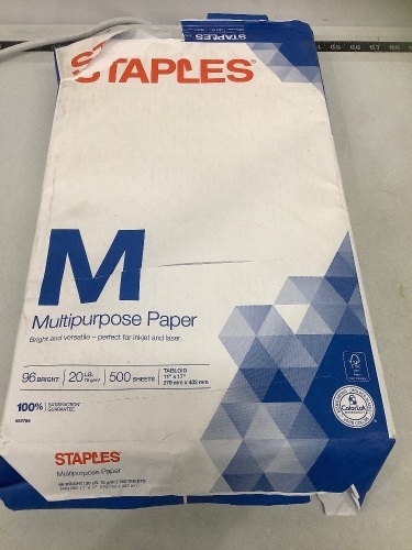 Staples 11" x 17" Multipurpose Paper, E-Comm Return, Retail 18.39 - Lot 157
