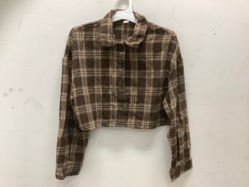 Womens Crop Jacket Top, XL, E-Comm Return - Lot 324