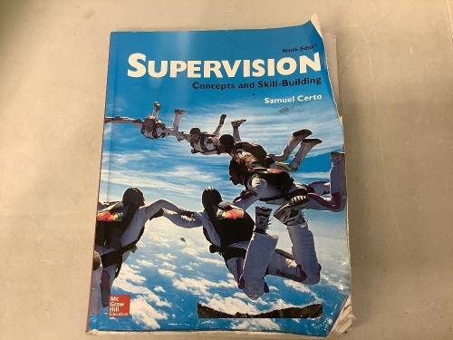 Supervision: Concepts and Skill-Building / Edition 9, E-Comm Return, Retail 121.32 - Lot 478
