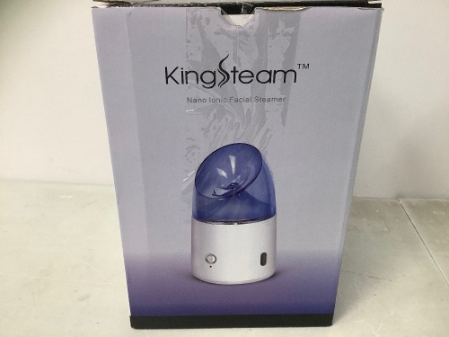 KingSteam Facial Steamer, Untested, Appears New, Retail 23.99 - Lot 360