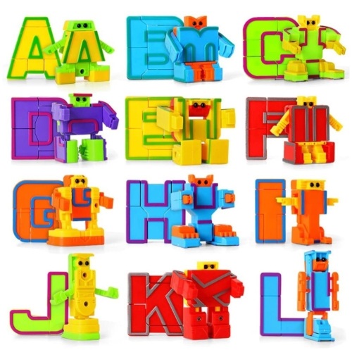 Alphabet Robots Toys, Appears New, Retail 29.99 - Lot 433