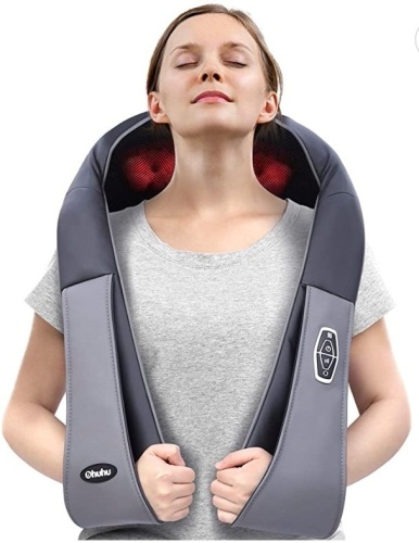 Shiatsu Neck Massager with Heat, Untested, E-Comm Return, Retail 49.99 - Lot 536