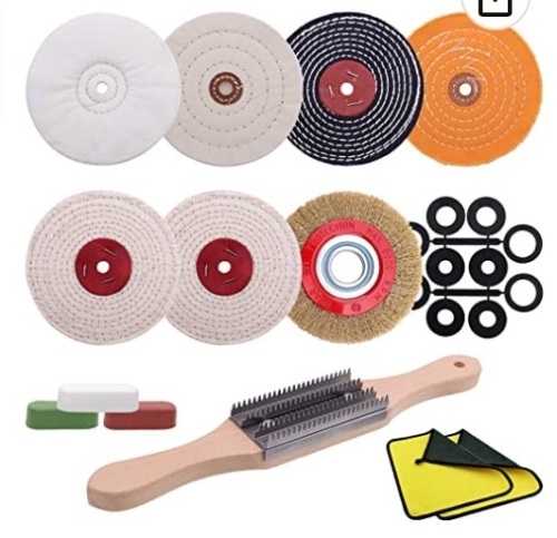 KingTool Buffing Wheels Set, May Vary From Stock Photo, E-Comm Return, Retail 42.99 - Lot 525