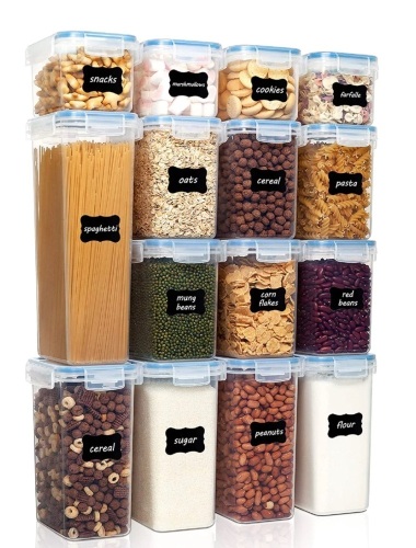 Vtopmart Airtight Food Storage Containers, Appears New, Retail 33.99 - Lot 422