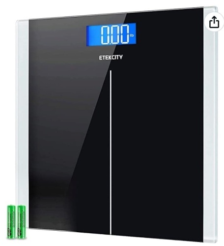 Etekcity Digital Body Weight Scale, Powers Up, Appears New, Retail 19.99 - Lot 382