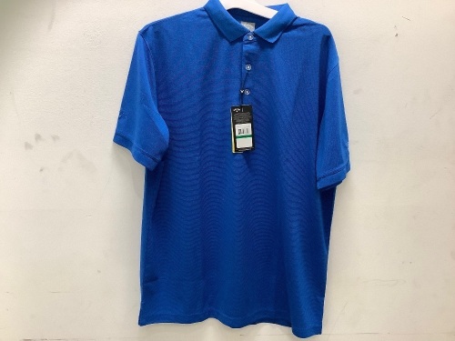 Callaway Mens Short Sleeve Polo, L, New, Retail 41.00 - Lot 428