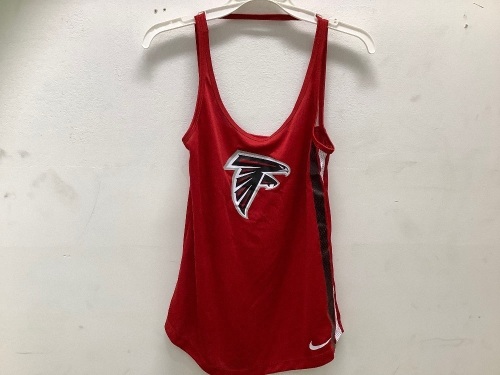 Falcons Women's Mesh Dri-Fit Tank by Nike, S, E-Comm Return, Retail 49.95 - Lot 348