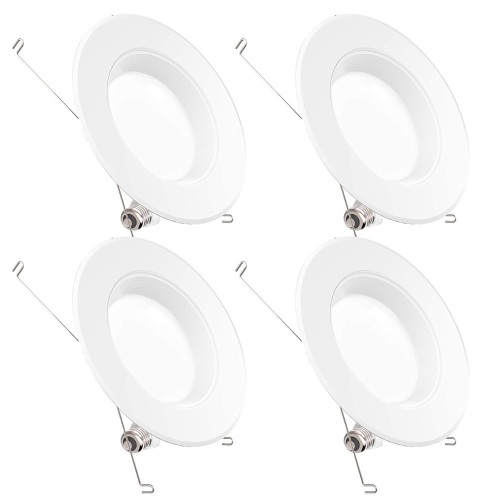Sunco 5/6" LED Recessed Lights, 4 Pack, Appears New, Retail 44.99 - Lot 139
