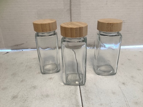 Lot of (3) Spice Jars, Appears New - Lot 509
