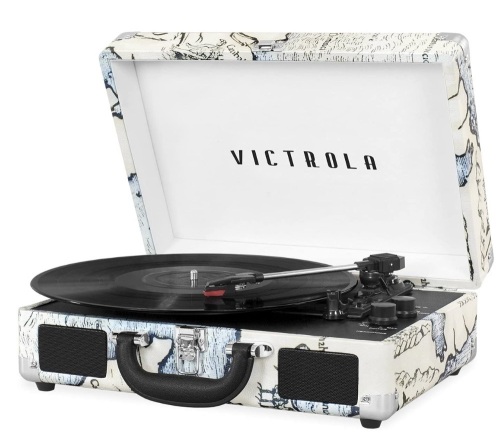 Victrola Bluetooth Suitcase Record Player, No Power Cord, E-Comm Return, Retail 89.99 - Lot 563