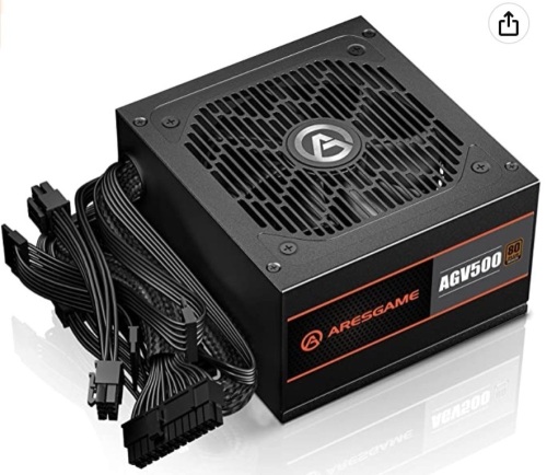 Power Supply 500W Bronze Power Supply, Untested, Appears new, Retail 42.99 - Lot 25