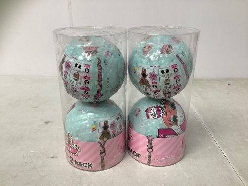 Lot of (2) 2 Pack LOL Surprise Toys, New, Retail 39.99 - Lot 424