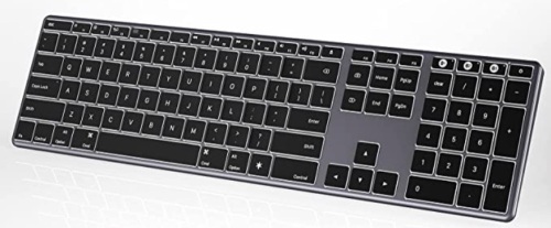 Jelly Comb Backlit Bluetooth Keyboard for Mac, Powers Up, Appears New, Retail 27.99 - Lot 213