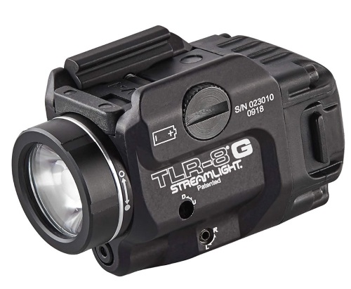 Streamlight TLR-8 Weapon Mounted Tactical Flashlight w/ Laser, Untested, E-Comm Return, Retail 239.54 - Lot 51