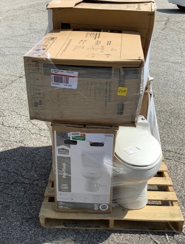 Pallet of Uninspected Bathroom Componets - Lot 23A