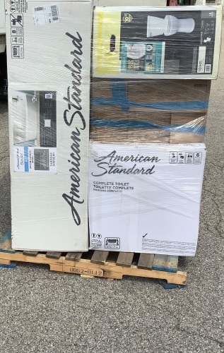 Pallet of Uninspected Bathroom Componets - Lot 193A