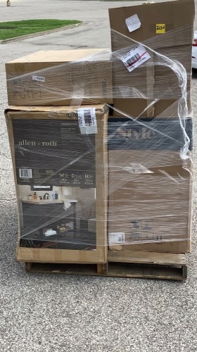 Pallet of Uninspected Bathroom Componets - Lot 263A