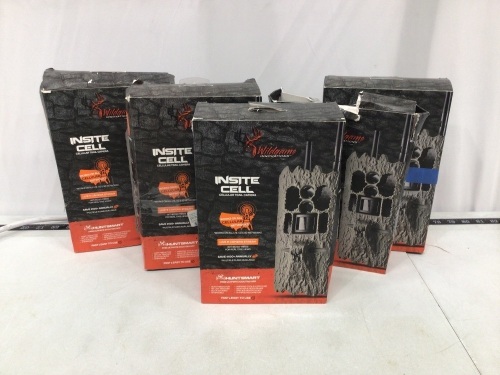 Lot of (5) Wildgame Innovations Trail Cameras, Untested, E-Comm Return, Retail 799.95 - Lot 214