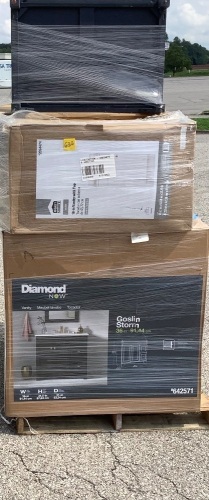 Pallet of Uninspected Bathroom Componets - Lot 63A