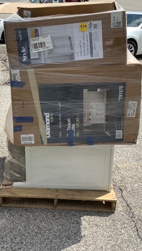 Pallet of Uninspected Bathroom Componets - Lot 93A