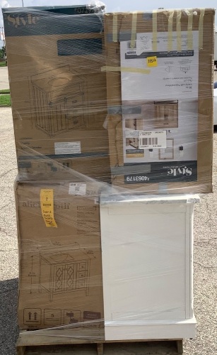 Pallet of Uninspected Bathroom Componets - Lot 113A