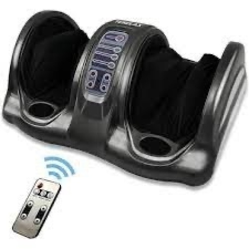Therapeutic Foot Massager w/ High Intensity Rollers, Remote, 3 Modes - Lot 1248