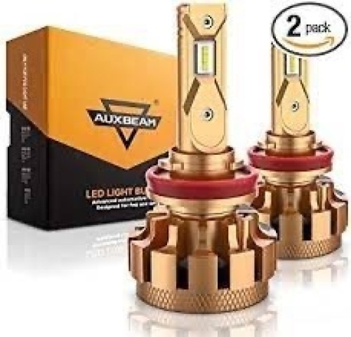 Auxbeam H11 LED Bulbs, H8 H9 H11 Led Conversion Kit 60W 12000lm XHP50 LED Chips Fog Light F-16 Series - Lot 1244