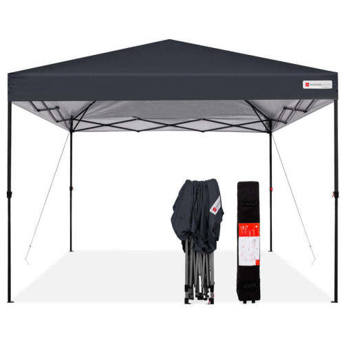 One-Person Setup Instant Pop Up Canopy w/ Wheeled Bag - 10x10ft - Lot 1266