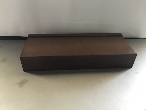 Pottery Barn Shelf, Dark Brown, 2FT, Like New, Retail - $89.99 - Lot 30