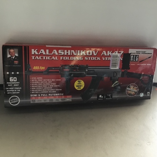 Kalashnikov AK47 60th Anniversary AEG Airsoft Gun, 12930, Like New, Retail - $149 - Lot 61