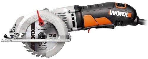 Worx Saw, 4-1/2" Compact Circular Saw, Like New, retail - $72.99 - Lot 78