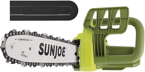 Sunjoe 14", 9-AMP, SWJ599E, Electric Chain Saw, like New, retail - $43.97 - Lot 81