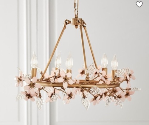 Pottery Barn Kids, Grace Flower Chandilier, Like New, Retail - $349 - Lot 84