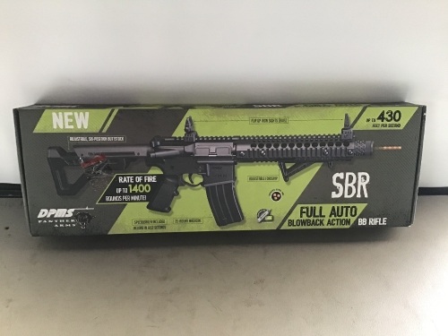 DMS Panthers Arms, SBR, Full Auto, BB Rifle, Like New, Retail - $179 - Lot 91
