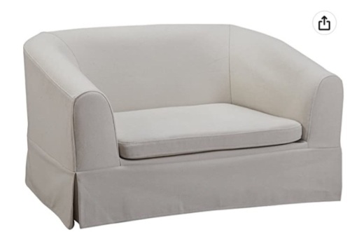 TOV Molly, Waterproof, Luxury Linen Pet Bed, Beige, Like New, Retail - $249 - Lot 118