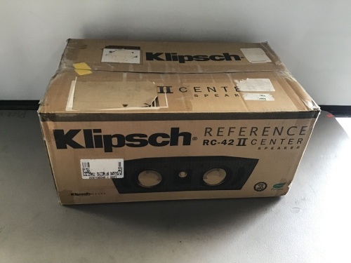 Klipsch Reference RC-42 ii Center Speaker, Like New , Retail - $149 - Lot 128