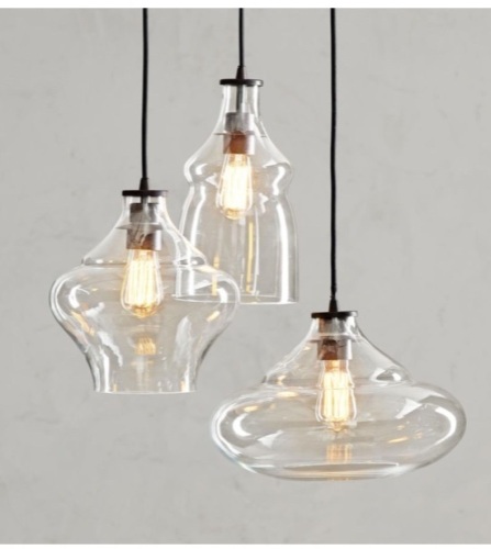 Pottery Barn, Glass Chandilier, Like New, Retail - $159 - Lot 133