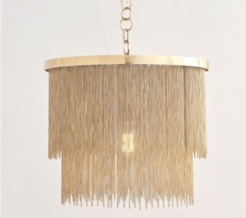 Pottery Barn, Rachel Zoe's, Warefall Chain Chandilier, Like New, Retail - $299 - Lot 143