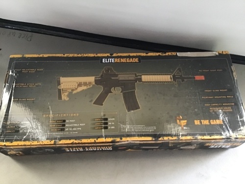 Game Face, Elite Renegade, Airsoft Rifle, Like New, Retail - $44.99 - Lot 145