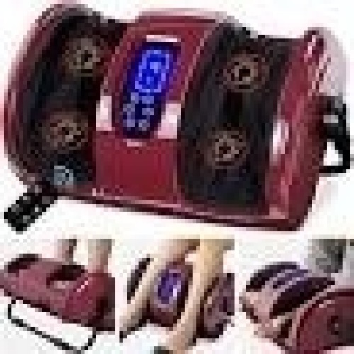 BCP  # 6002 : Reflexiology Shiatsu Foot Massager  W / High Intensity rollers  - Lot 34