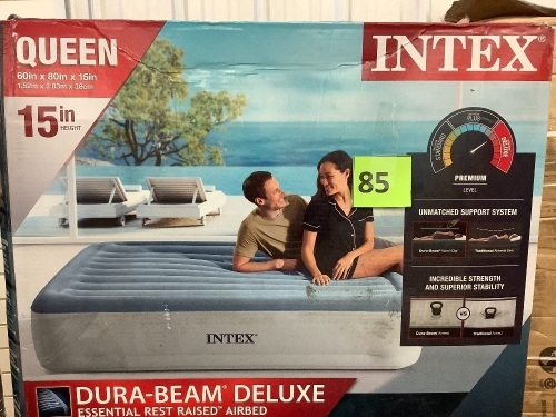 INTEX DURA BEAM QUEEN AIR MATTRESS - Lot 85