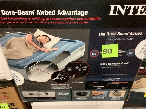 INTEX  DURA BEAM FULL SIZE BLOWUP BED - Lot 90