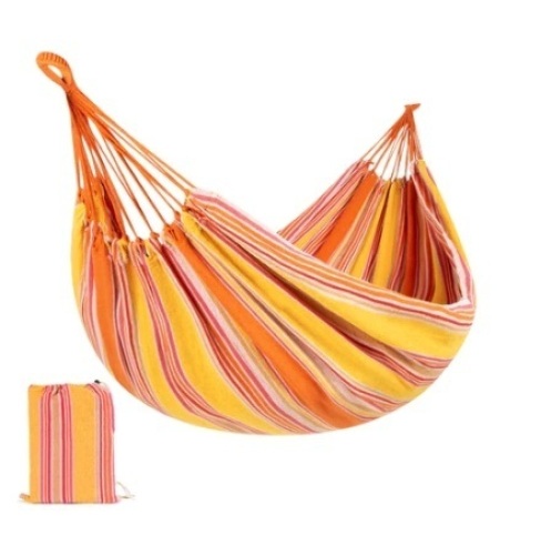 2-Person Brazilian-Style Double Hammock w/ Portable Carrying Bag, Sunset - Lot 207