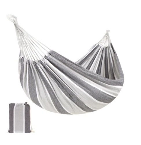 2-Person Brazilian-Style Double Hammock w/ Portable Carrying Bag, Steel - Lot 211