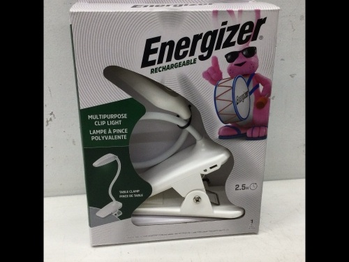 4 PACK Energizer Rechargeable Multipurpose Clip Light Table Clamp Book Light,NEW - Lot 36