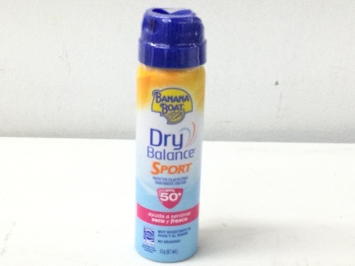 BANANA BOAT SUNSCREEN SPRAY DRY BLANCE SPORT****24 PACK****,APPEARS NEW  - Lot 59