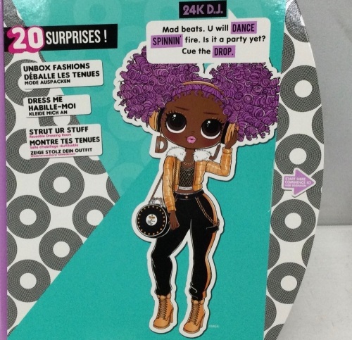 LOL Surprise OMG Downtown B.B. Fashion Doll with 20 Surprises,NEW - Lot 64