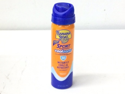 port Cool Zone Clear Sunscreen Spray SPF 50 Refreshing, Clean Scent****24 PACK*****,APPEARS NEW - Lot 69